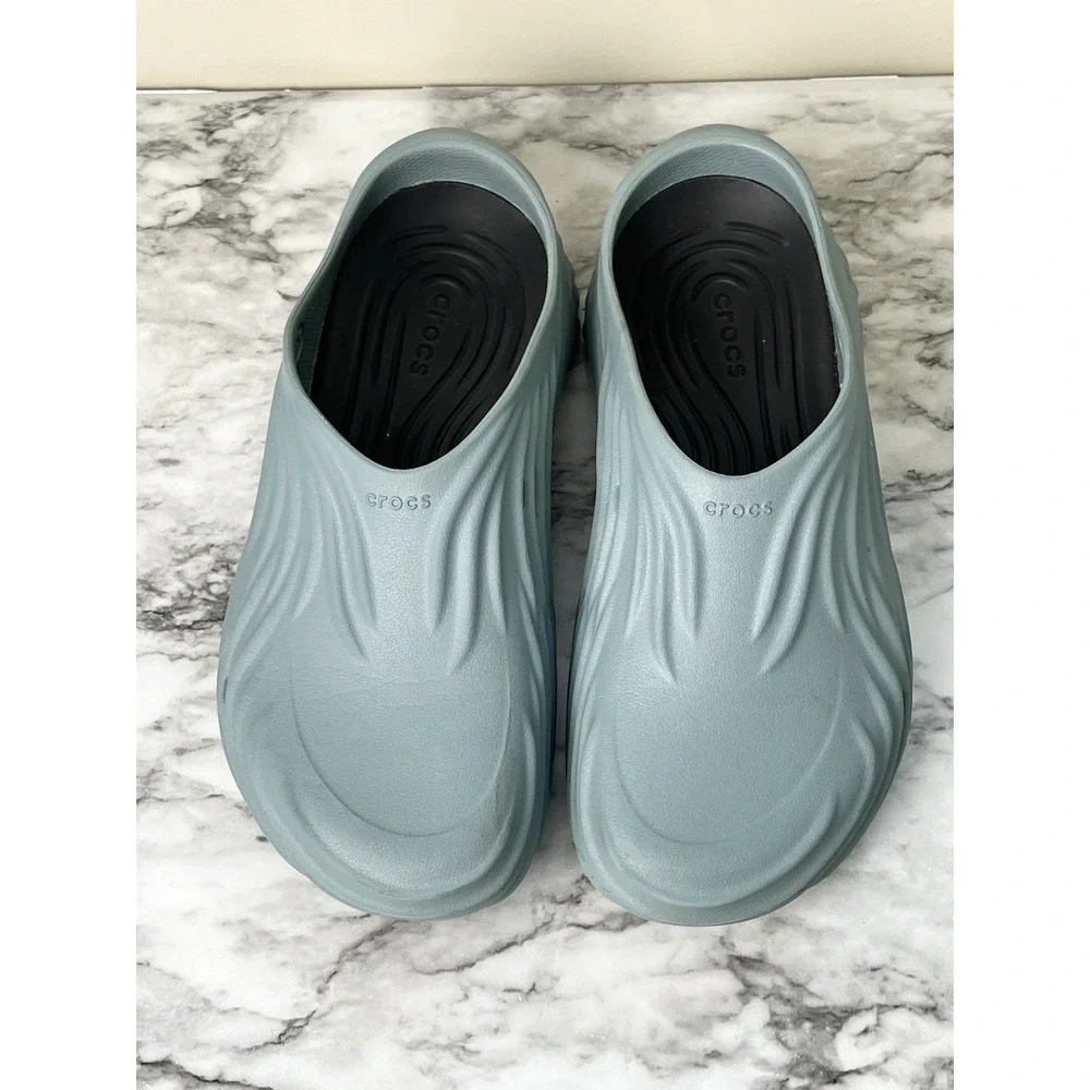 Crocs Echo Wave Pond Men's Sz 11.5 Sandals Slides #210521-3YO